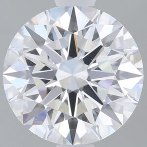 1.28 carat, E colour, VS1 clarity, Round shape, Lab Grown Diamond.