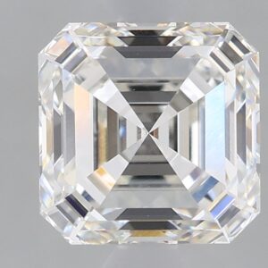 1.76 carat, G colour, VVS2 clarity, Asscher shape, Lab Grown Diamond.