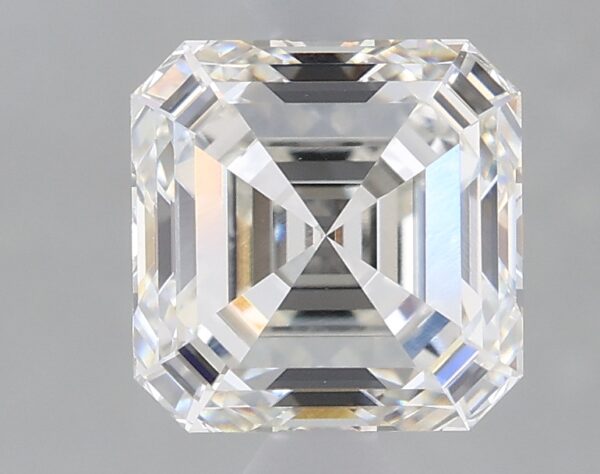 1.76 carat, G colour, VVS2 clarity, Asscher shape, Lab Grown Diamond.