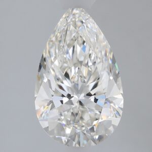1.74 carat, G colour, VS1 clarity, Pear shape, Lab Grown Diamond.