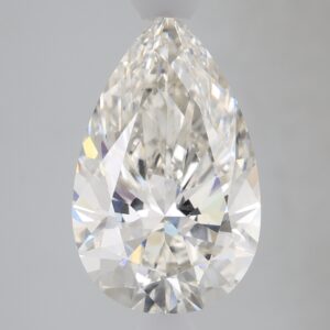 3.14 carat, G colour, VS1 clarity, Pear shape, Lab Grown Diamond.
