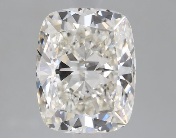 2.06 carat, H colour, VVS2 clarity, Cushion shape, Lab Grown Diamond.