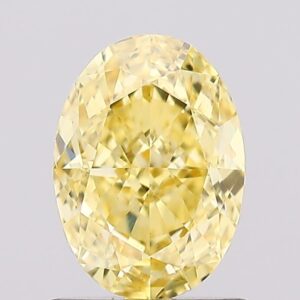1.11 carat,  colour, VS1 clarity, Oval shape, Lab Grown Diamond.