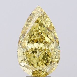 5.13 carat,  colour, SI1 clarity, Pear shape, Lab Grown Diamond.