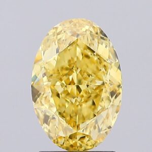 2.1 carat,  colour, VS2 clarity, Oval shape, Lab Grown Diamond.