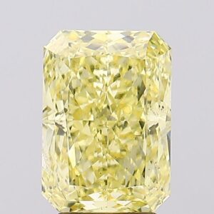 3.37 carat,  colour, SI2 clarity, Radiant shape, Lab Grown Diamond.