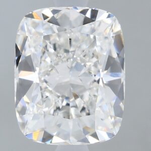 2.25 carat, F colour, VS2 clarity, Cushion shape, Lab Grown Diamond.