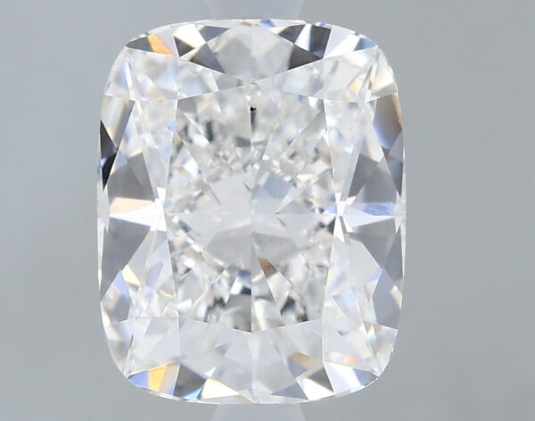 2.25 carat, F colour, VS2 clarity, Cushion shape, Lab Grown Diamond.