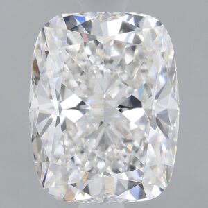 2.21 carat, F colour, VS1 clarity, Cushion shape, Lab Grown Diamond.