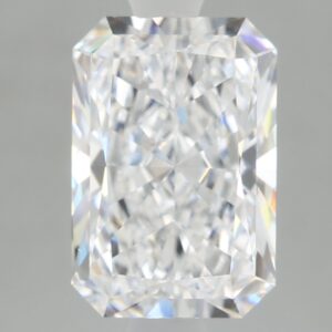 1.63 carat, D colour, VS1 clarity, Radiant shape, Lab Grown Diamond.