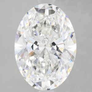 3.66 carat, E colour, VS2 clarity, Oval shape, Lab Grown Diamond.