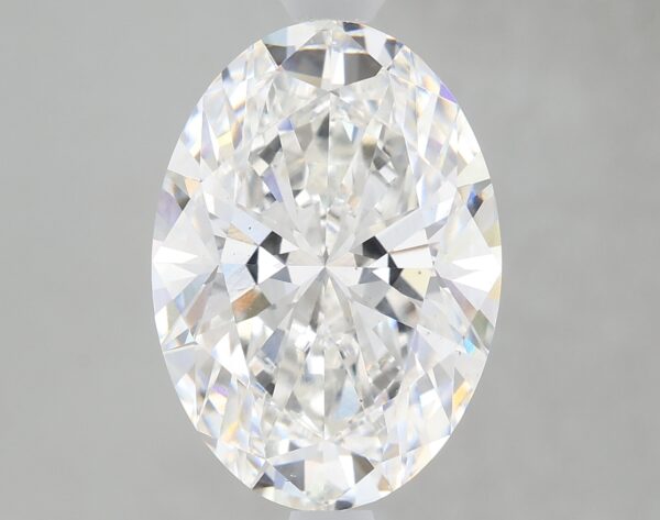 3.66 carat, E colour, VS2 clarity, Oval shape, Lab Grown Diamond.