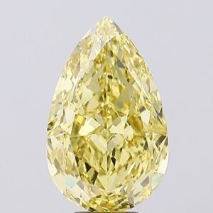 7.55 carat,  colour, VS1 clarity, Pear shape, Lab Grown Diamond.