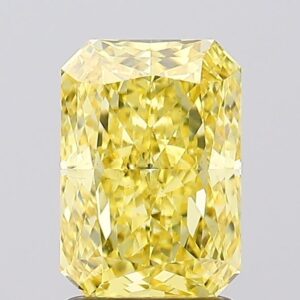 2.1 carat,  colour, VS1 clarity, Radiant shape, Lab Grown Diamond.