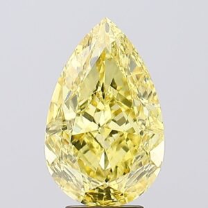 5.15 carat,  colour, VS2 clarity, Pear shape, Lab Grown Diamond.