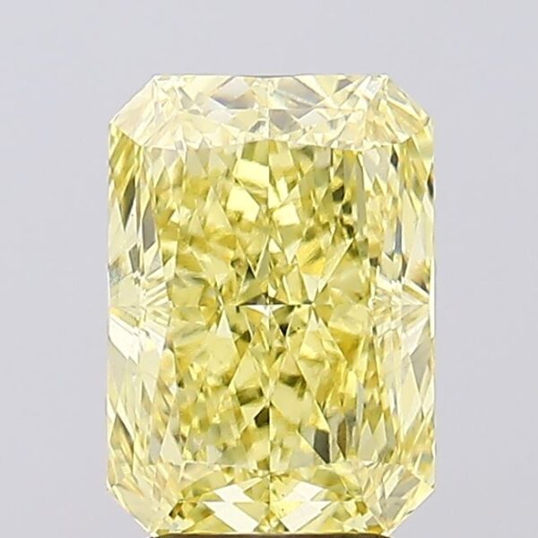 4.09 carat,  colour, VS1 clarity, Radiant shape, Lab Grown Diamond.