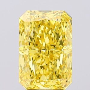 3.6 carat,  colour, VS2 clarity, Radiant shape, Lab Grown Diamond.