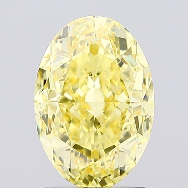 2.03 carat,  colour, VVS2 clarity, Oval shape, Lab Grown Diamond.