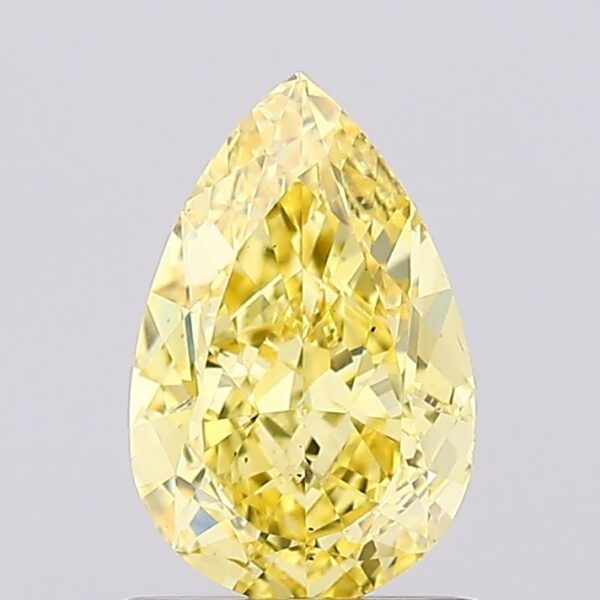 1 carat,  colour, VS1 clarity, Pear shape, Lab Grown Diamond.