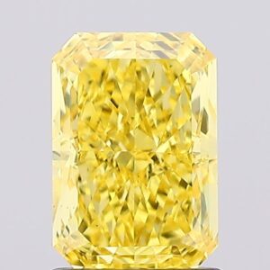 1.38 carat,  colour, VS1 clarity, Radiant shape, Lab Grown Diamond.