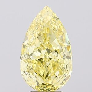 5.16 carat,  colour, VS2 clarity, Pear shape, Lab Grown Diamond.