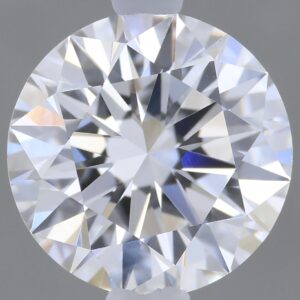1.23 carat, D colour, VVS2 clarity, Round shape, Lab Grown Diamond.