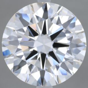 5.42 carat, E colour, VS2 clarity, Round shape, Lab Grown Diamond.
