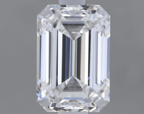 1.11 carat, E colour, VVS2 clarity, Emerald shape, Lab Grown Diamond.