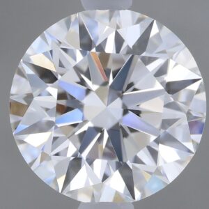 1.24 carat, D colour, VVS2 clarity, Round shape, Lab Grown Diamond.