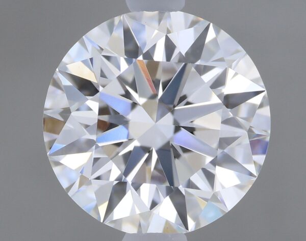 1.24 carat, D colour, VVS2 clarity, Round shape, Lab Grown Diamond.