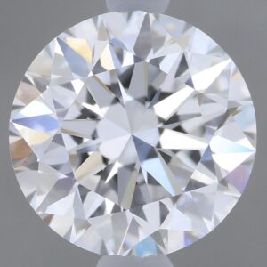 1.14 carat, D colour, VVS2 clarity, Round shape, Lab Grown Diamond.