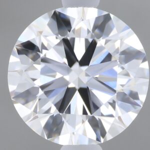 1.01 carat, D colour, VVS2 clarity, Round shape, Lab Grown Diamond.