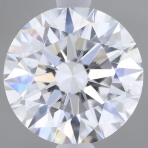 1.26 carat, D colour, VVS2 clarity, Round shape, Lab Grown Diamond.