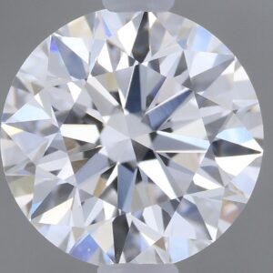 1.04 carat, D colour, VVS2 clarity, Round shape, Lab Grown Diamond.