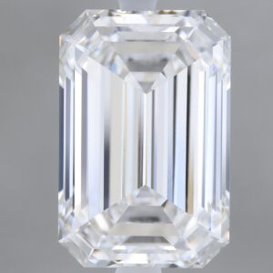 5.12 carat, E colour, VS1 clarity, Emerald shape, Lab Grown Diamond.