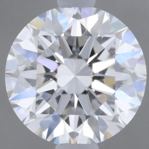 1.06 carat, D colour, VVS2 clarity, Round shape, Lab Grown Diamond.