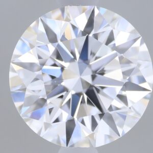 1.24 carat, D colour, VVS2 clarity, Round shape, Lab Grown Diamond.
