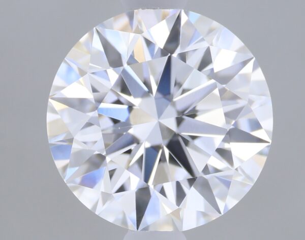 1.24 carat, D colour, VVS2 clarity, Round shape, Lab Grown Diamond.