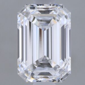 1.08 carat, D colour, VVS1 clarity, Emerald shape, Lab Grown Diamond.