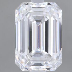 2.08 carat, D colour, VVS2 clarity, Emerald shape, Lab Grown Diamond.