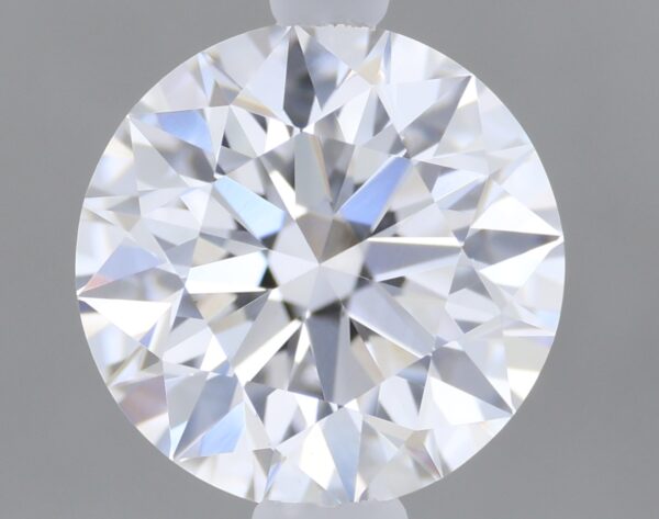 1.26 carat, D colour, VVS2 clarity, Round shape, Lab Grown Diamond.