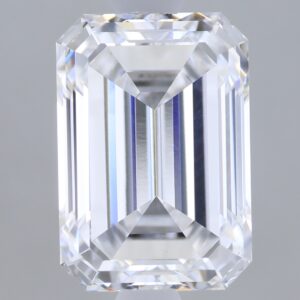 1.56 carat, D colour, VVS2 clarity, Emerald shape, Lab Grown Diamond.