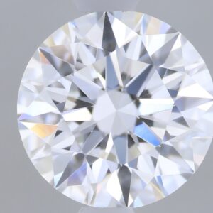 1.01 carat, D colour, VVS2 clarity, Round shape, Lab Grown Diamond.