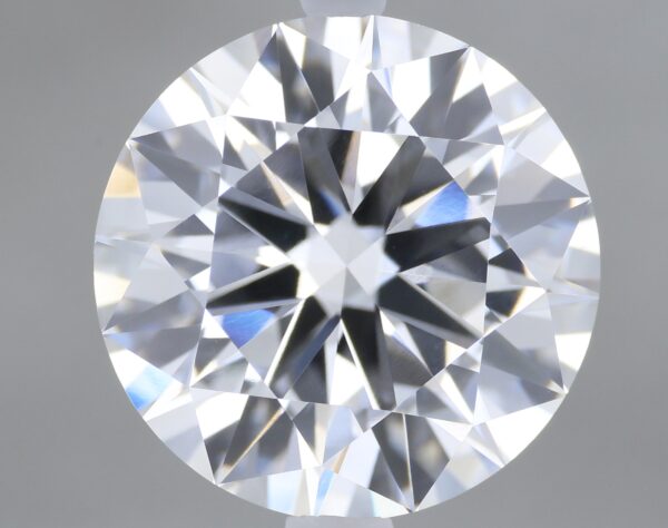 4.04 carat, E colour, VS1 clarity, Round shape, Lab Grown Diamond.