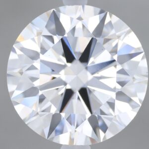 4.11 carat, D colour, VS1 clarity, Round shape, Lab Grown Diamond.