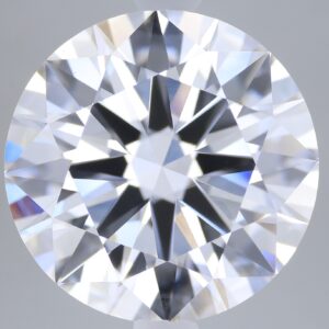 3.55 carat, D colour, VVS2 clarity, Round shape, Lab Grown Diamond.