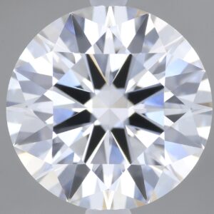 3.07 carat, E colour, VS1 clarity, Round shape, Lab Grown Diamond.
