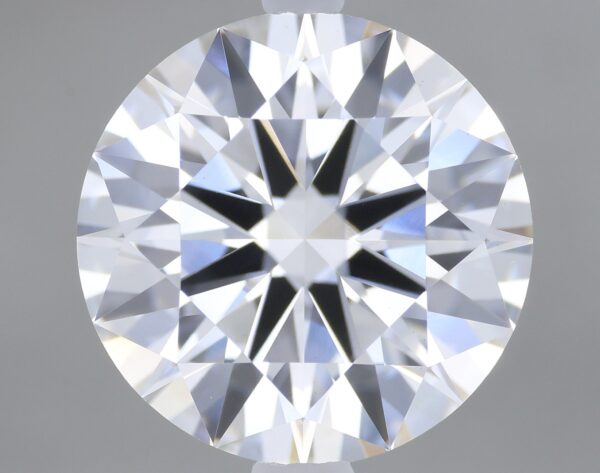 3.07 carat, E colour, VS1 clarity, Round shape, Lab Grown Diamond.