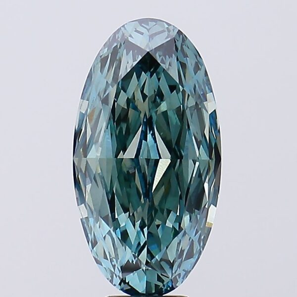 8.16 carat,  colour, VS2 clarity, Oval shape, Lab Grown Diamond.
