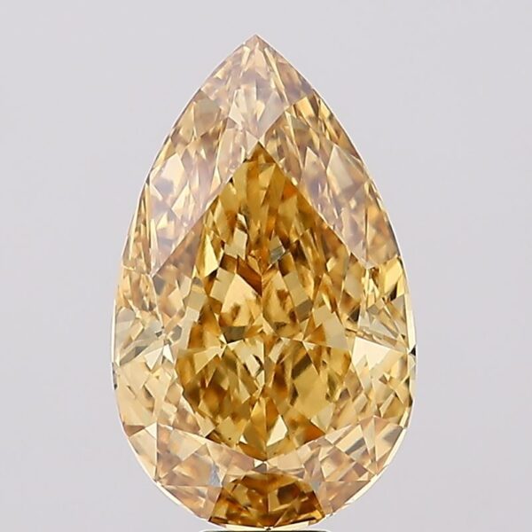 10.09 carat,  colour, VS1 clarity, Pear shape, Lab Grown Diamond.
